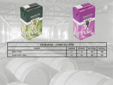  1 l Tetrapack ČÍŠE  16,- bez DPH